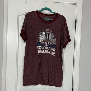 Majestic Maroon Colorado Avalanche Tee